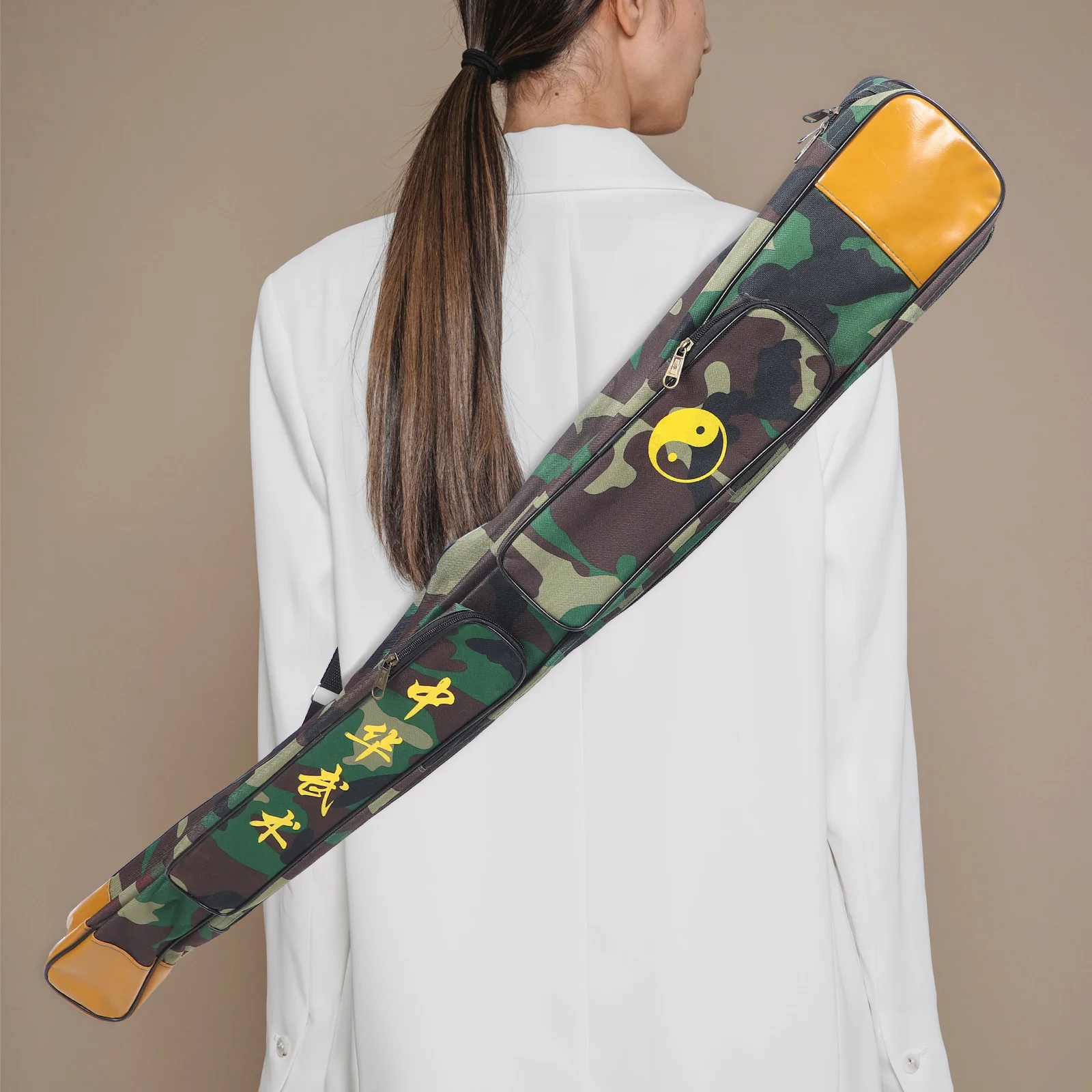 

Double Layer Sword Holder Comfortable to Carry Secure Closure System Ideal Gift for Martial Arts Enthusiasts Storage Bag