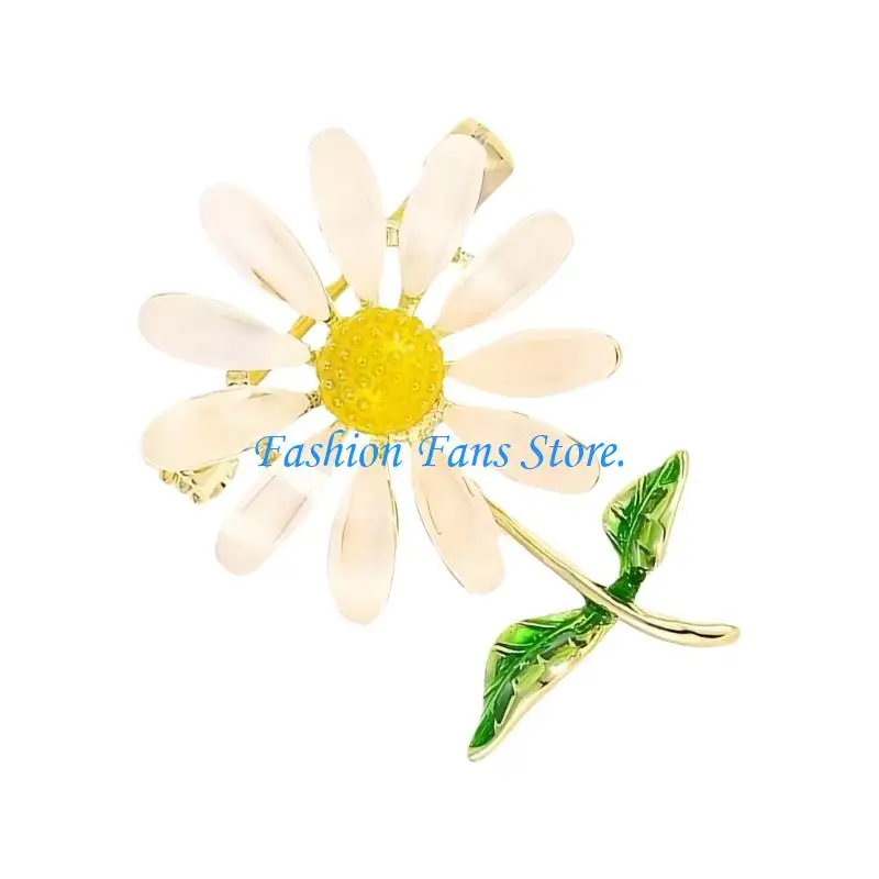  Hollow Flower Shaped Pin Handmade Anti Tarnish Brooch For Apparel Embellishment