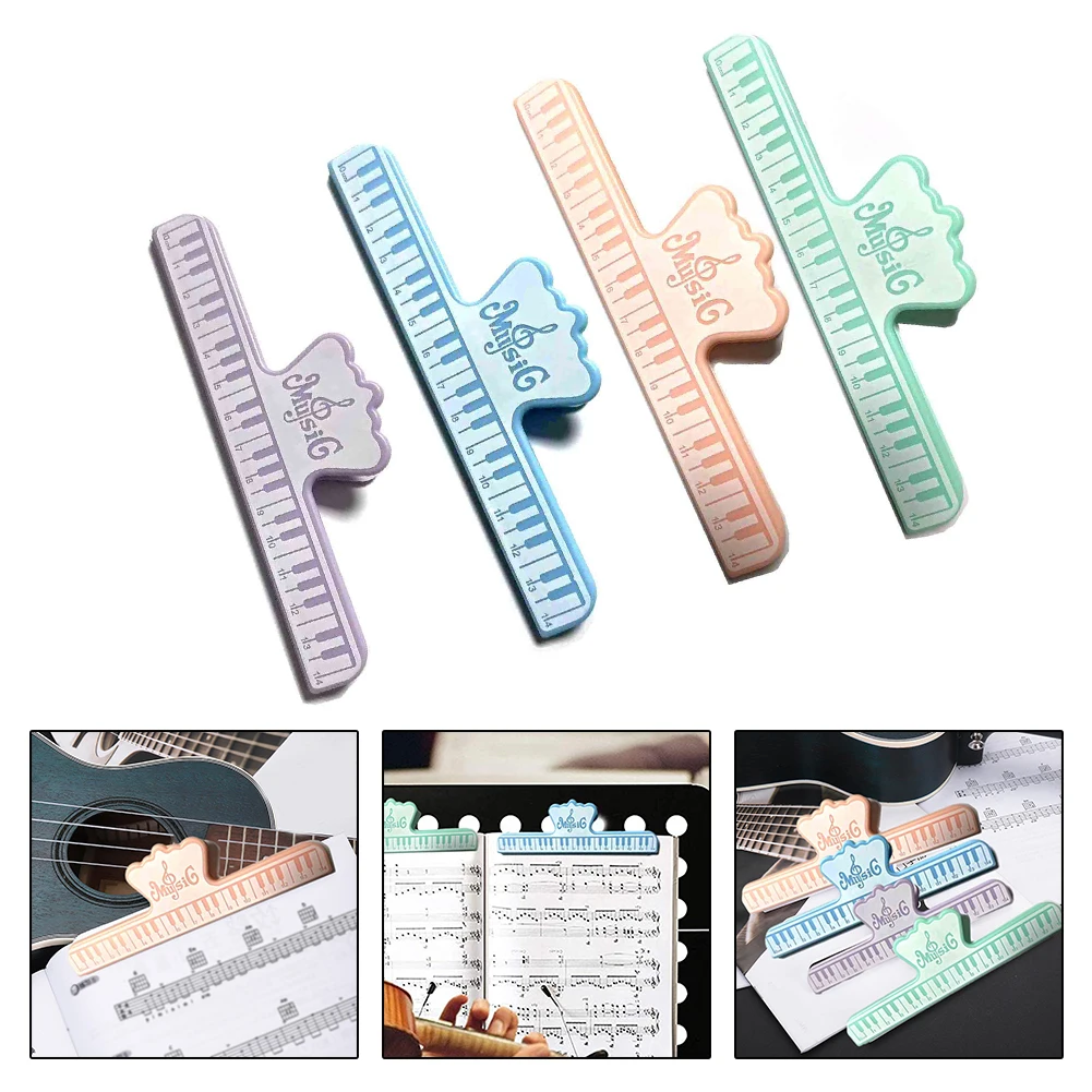 Piano- Stands Song Book Page Holder-Clip Music Note Clips Sheet For Guitar Violin ABS Piano- Stands Music Sheet Clip Tools