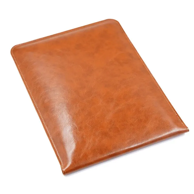 Envelope 14 Inch Laptop Bag Super Slim Sleeve Pouch Cover PU Leather Case For MacBook Pro14 Dell HP MateBook 14