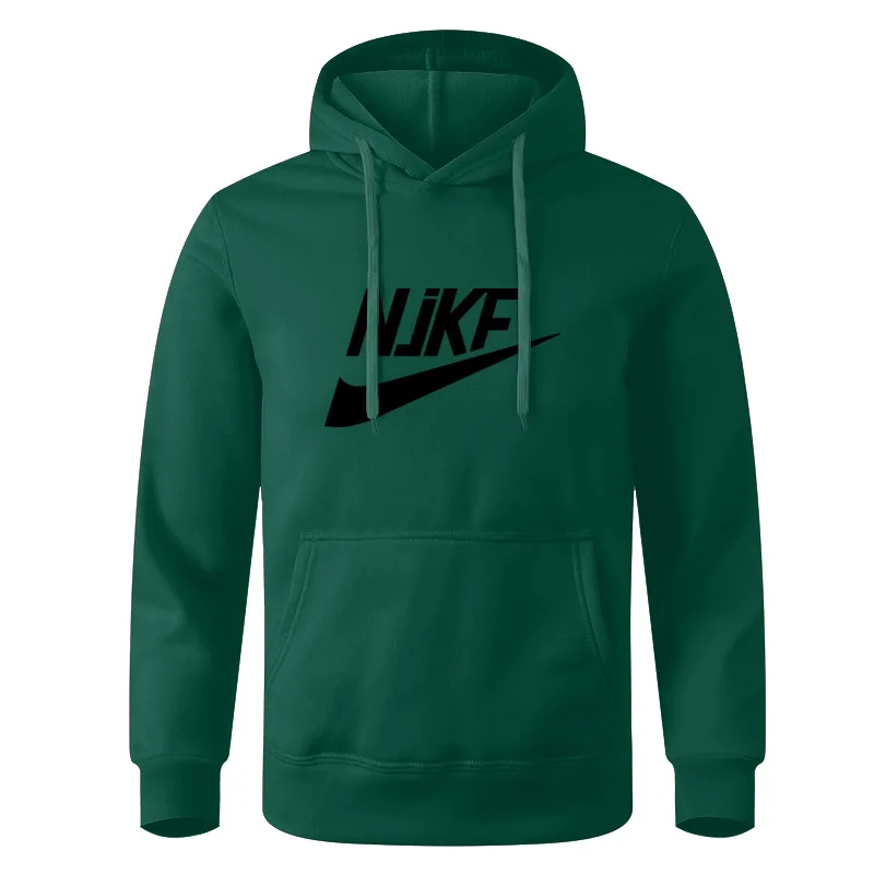 New men\'s and women\'s autumn and winter fleece hoodie jacket NjKF mother print foreign trade leisure sports hoodie trendy men\'s