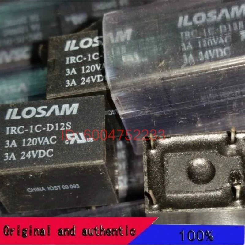 10 шт. Новое реле IRC-1C-D12S (4100-Coil:12V-3A) с 6 контактами 10 шт. Новое реле IRC-1C-D12S (4100-Coil:12V-3A) с 6 контактами