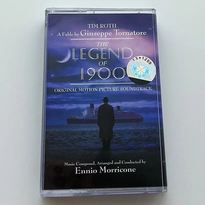 Classic The Legend of 1900 Music Tape Cosplay Cassettes Soundtracks Box Car Walkman Tape Party Music Prop Gifts Collection