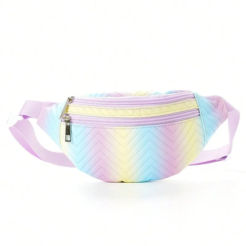 Feihong Cross-border Cute Children's Breast Bag Love High Value Printed Fanny Bag Large Capacity Outdoor Portable Storage Bag