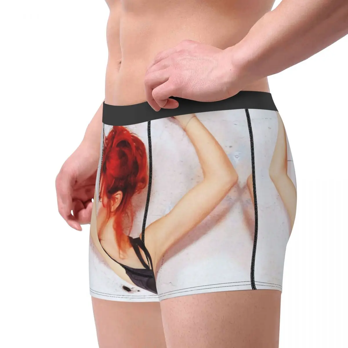 Fashion Mylene Farmer Elegant Boxers Shorts Panties Male Underpants Comfortable French Singer Briefs Underwear