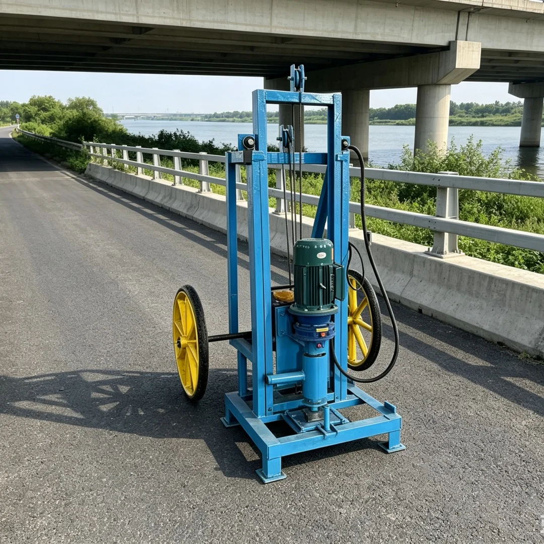 Customized Portable Hydraulic Water Well Drilling Rig, Movable Small Water Well Drilling Rig, Cross‑border Export Drilling