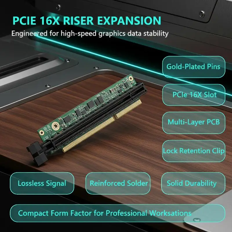 PCI E Graphic Card Adapter Tiny 4/5/6 PCIE16 Riser Card Form 920xM720Q P330 M910XP350M90Q Computer