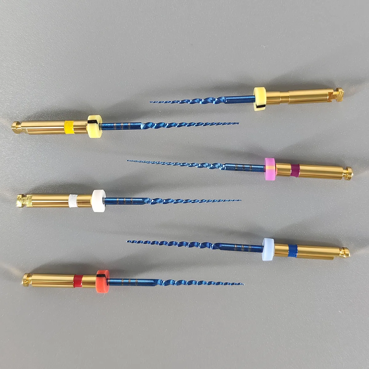 File Fleksibel File Putar Endo File Endodontik Emas 21/25/31Mm Instrumen Nikel Titainium Kedokteran Gigi