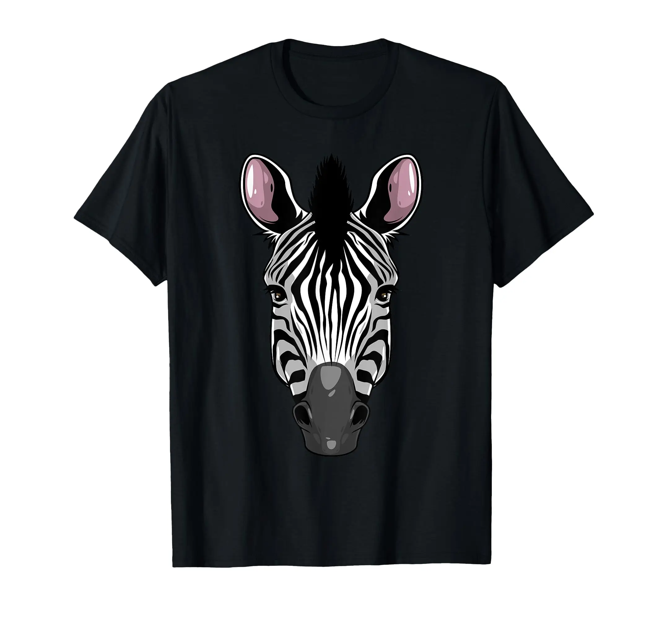 Funny Zebra Print Designs For Men Women Stripe Equine Safari T-Shirt