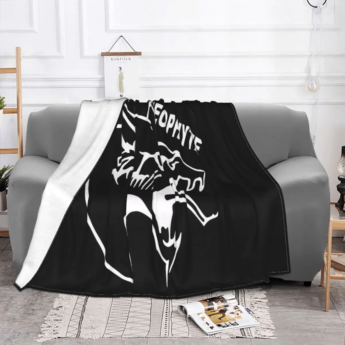 Neophyte Hardcore Rotterdam Music Techno Anime Knee Blanket Couple Blankets Home And Decoration Throw Blanket