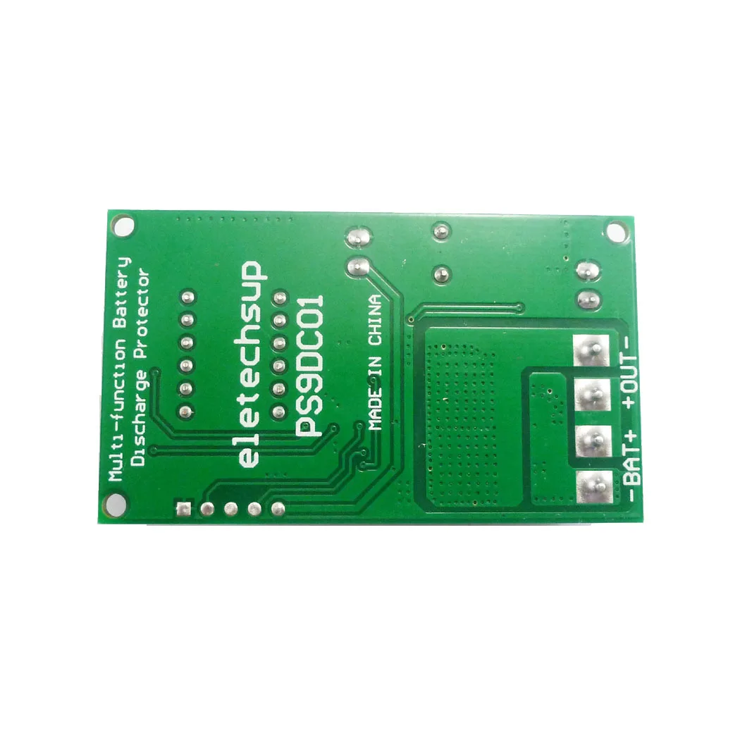 PS9DC01 15A DC6-30V Battery Protection Board Multifunctional Battery Discharge Protector With Energy Saving Mode Reset Function