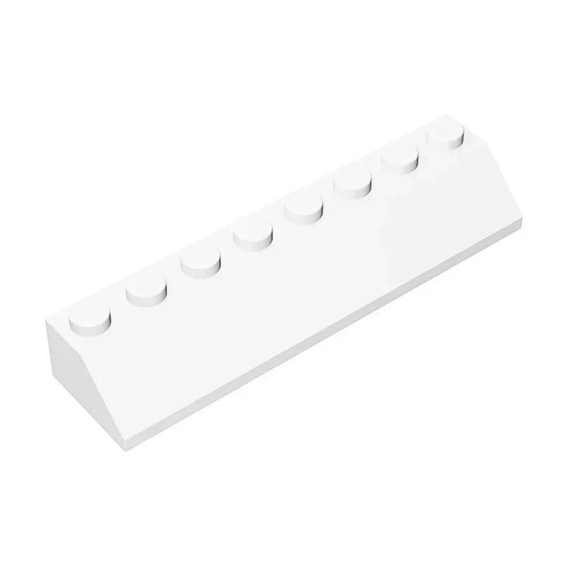 MOC 10PCS Bricks Part 4445 Slope 45 2x8 Building Blocks Kit House Castle Sloping Roof Particle Puzzle DIY Toy Birthday Kid Gifts