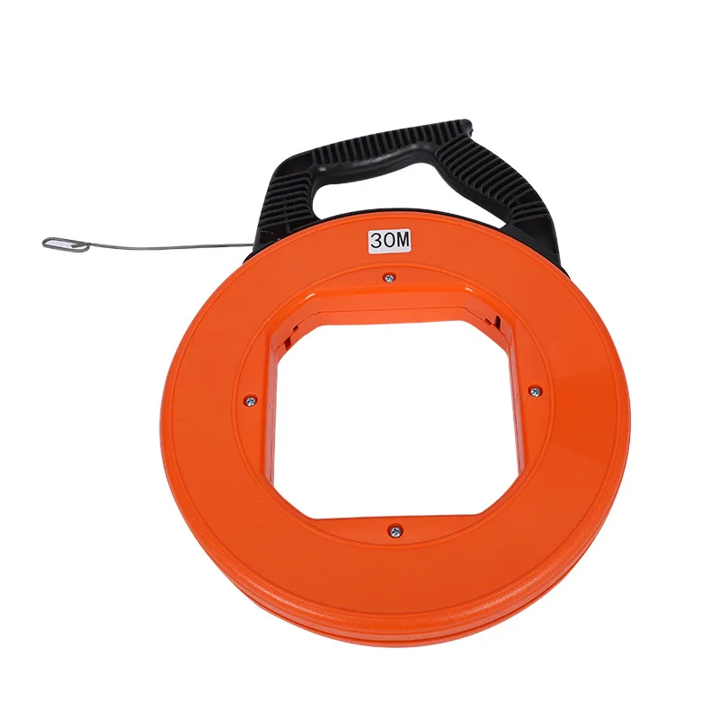 電気技師用内蔵型鋼線引き抜き器 ダークチャンネルパイプ穴ケーブル引き抜き器 ワイヤー通線リード通線 壁線穿孔