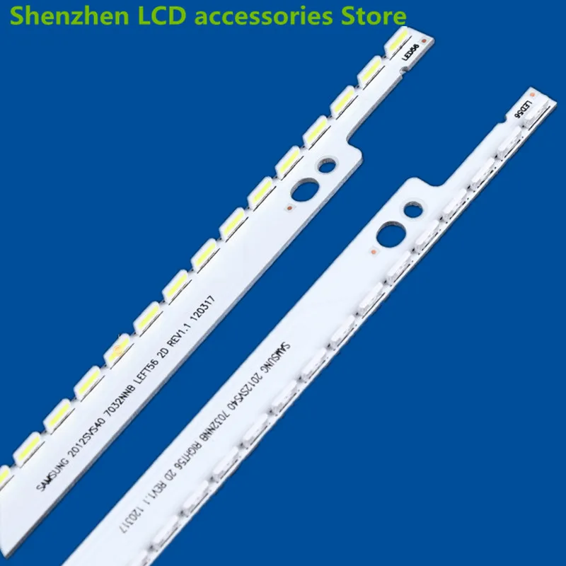 Đèn Nền LED Dây Cho Samsung UA40ES6100J Thanh Nhẹ 2012SVS40 7032NNB LEFT56RGHT56 2D 3D 3V 498MM 56LED 100% Mới