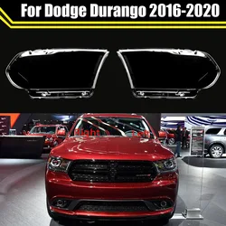 Auto Case Headlamp Caps For Dodge Durango 2016-2020 Car Front Headlight Lens Cover Lampshade Lampcover Head Lamp Light Shell