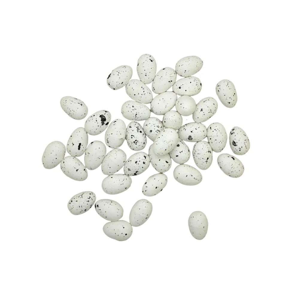 100Pcs Simulation Pigeon Eggs Safe Non-Toxic Creative Fake Carrier Pigeon Eggs Decorative Hatch Control Increase Egg Production