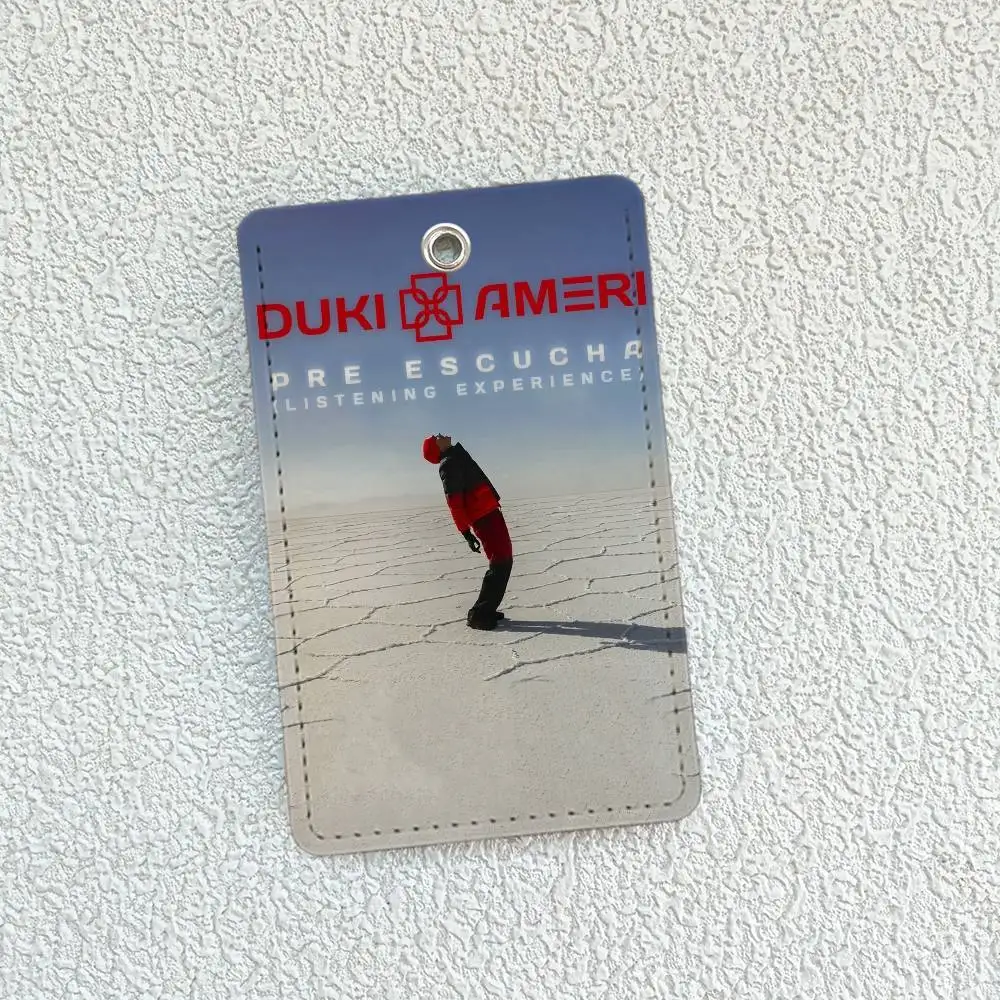مغني الراب DUKI AMERI 2024 الأكثر مبيعًا غطاء بطاقة هوية حافلة الطالب باب الوصول إلى المدرسة بطاقة الائتمان الواقية