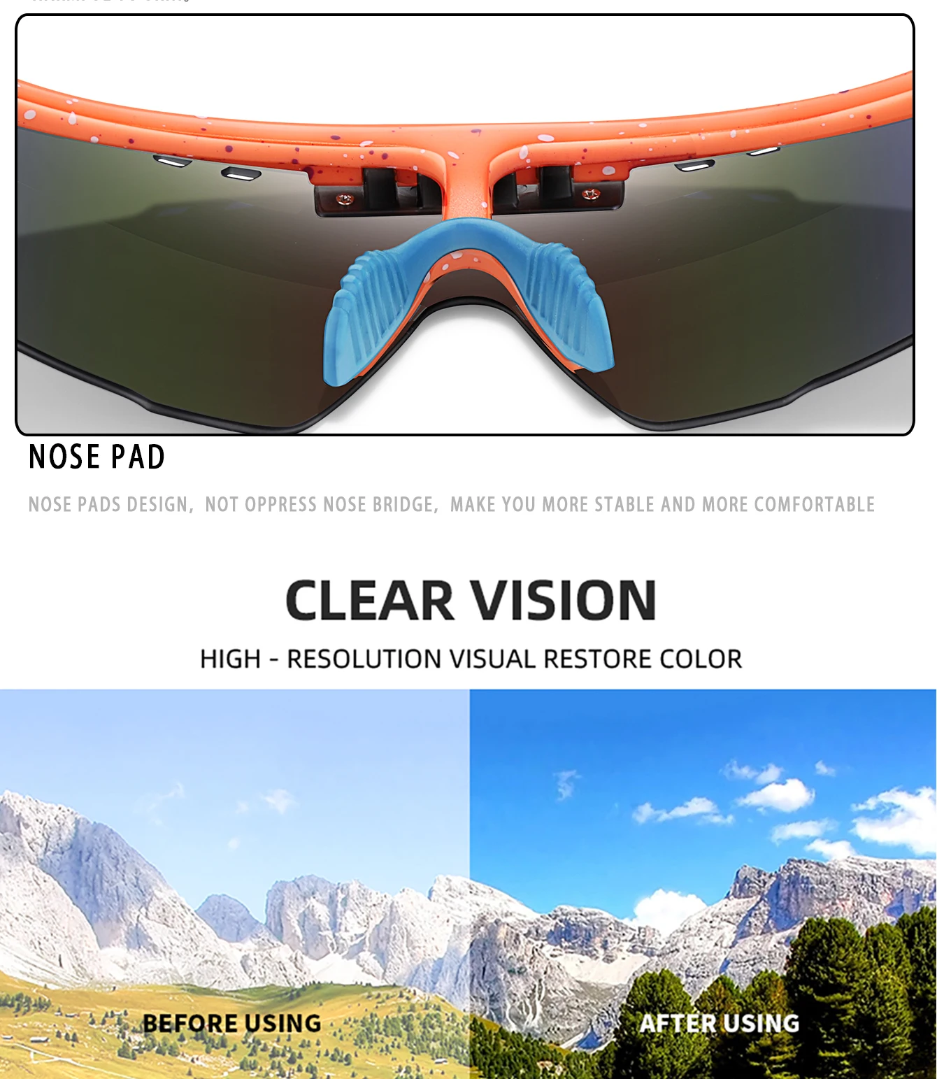 Männer Frauen Flip Auf Sonnenbrille Winddicht Radfahren Brillen Outdoor Sport Laufen Reiten Party MTB Fahrrad Brille UV400 – Detail 16