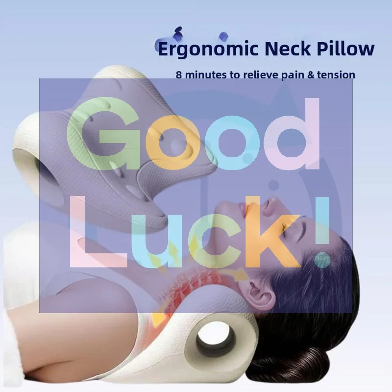 

【WA】Ergonomic Neck And Shoulder Massage Pillow For Home Use Helps Stretch Cervical Vertebrae Relax