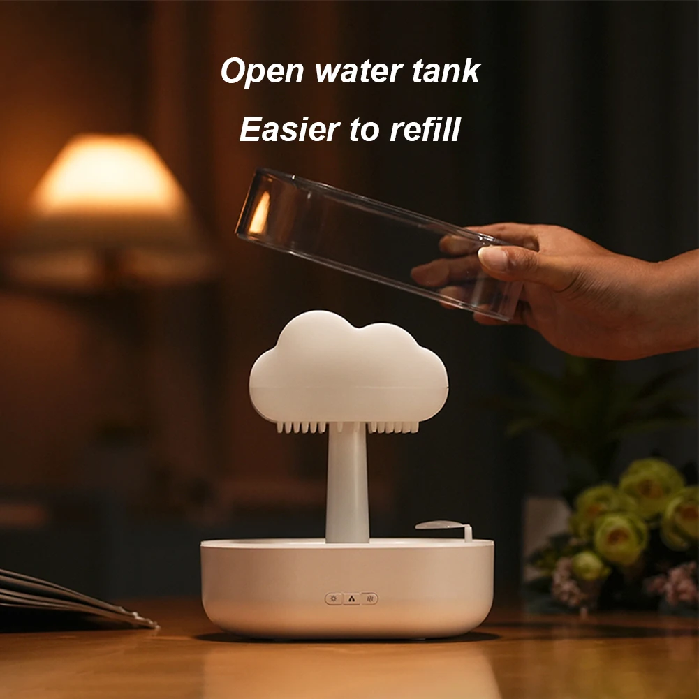 

Essential Oil Diffuser Stress Relief Aromatherapy Diffuser Rechargable 7 Colors Home Bedroom Desk Decoration