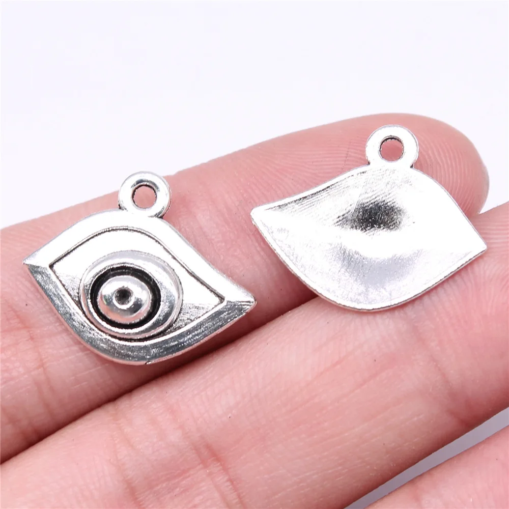 20pcs Witch Evil Eye Charms, DIY Jewelry Making