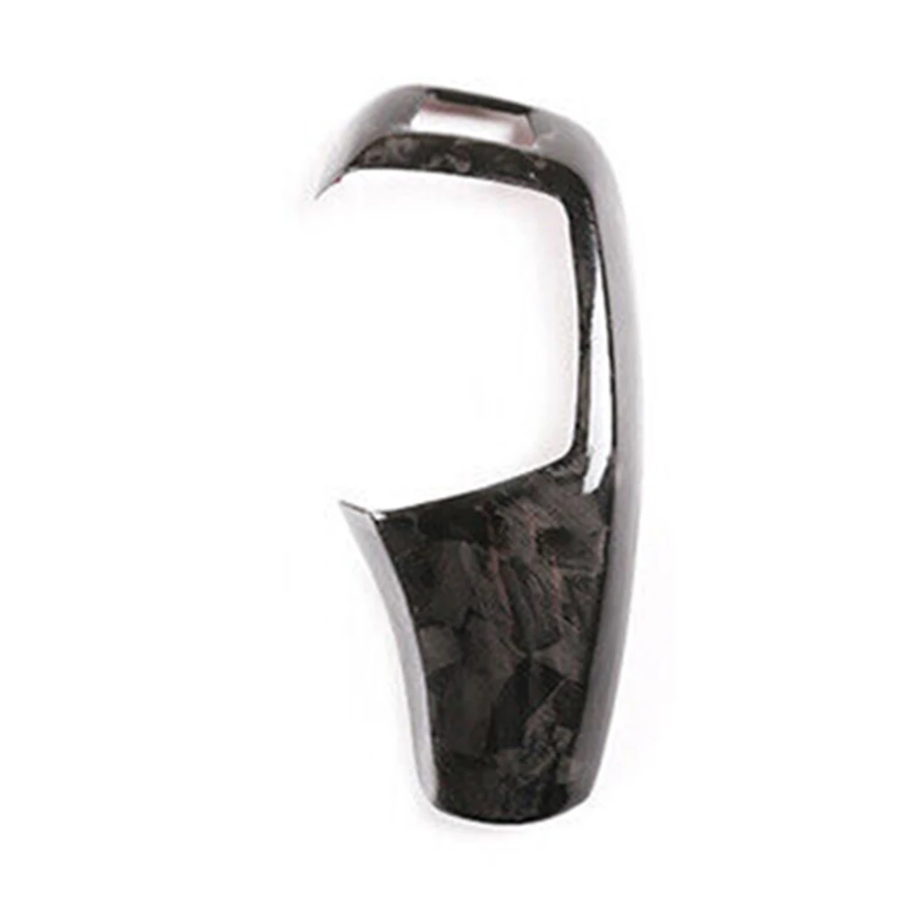 Brand New Shift Knob CoverTrim Very Light Weight Black Decorate Car Dirt-resistant Forged Carbon Fiber For BMW F20 F21