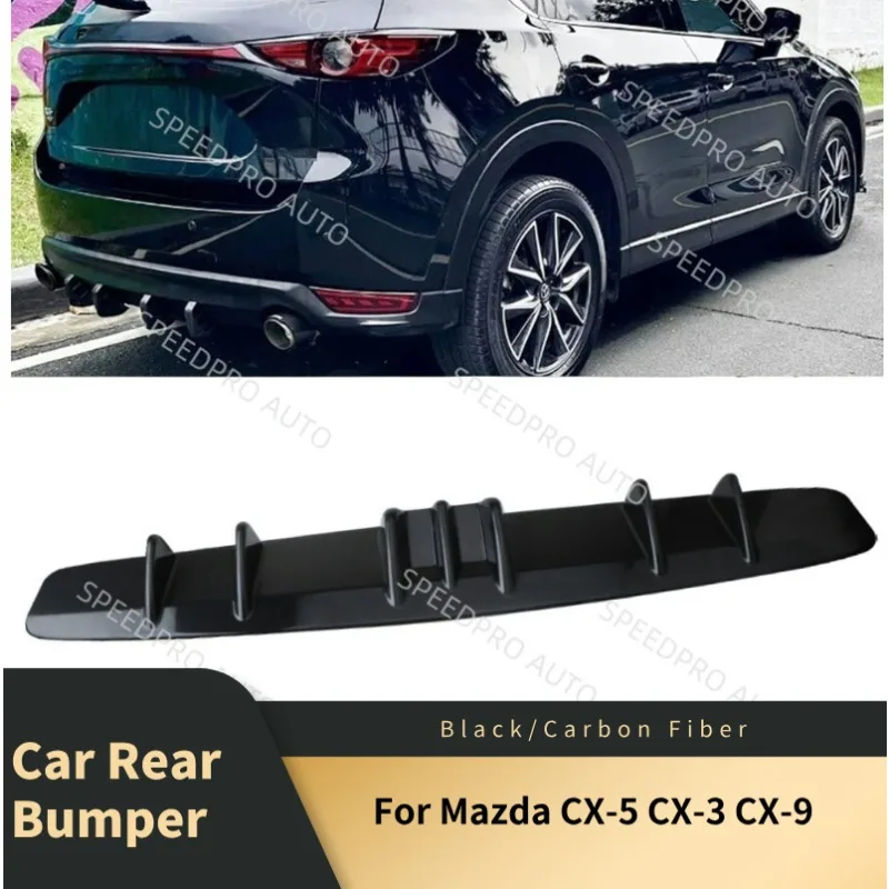 

Автомобильный диффузор заднего бампера 33 дюйма для M-azda CX-5 CX-3 CX-9 7 плавков нижний спойлер для губ разделитель кузова автоаксессуары черный