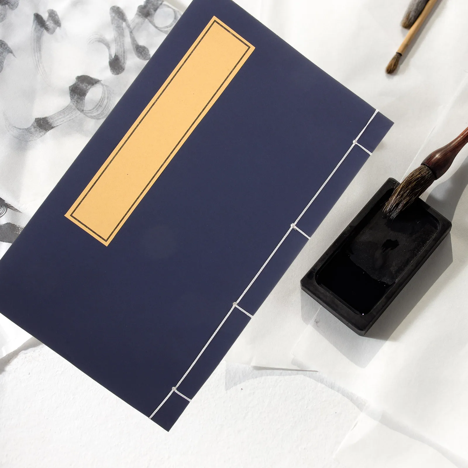 

Genealogy Handwritten Calligraphy Xuan Paper Semi Cooked Blank Stationery Family Tree Ancestral Book Retro Rice Paper Writing