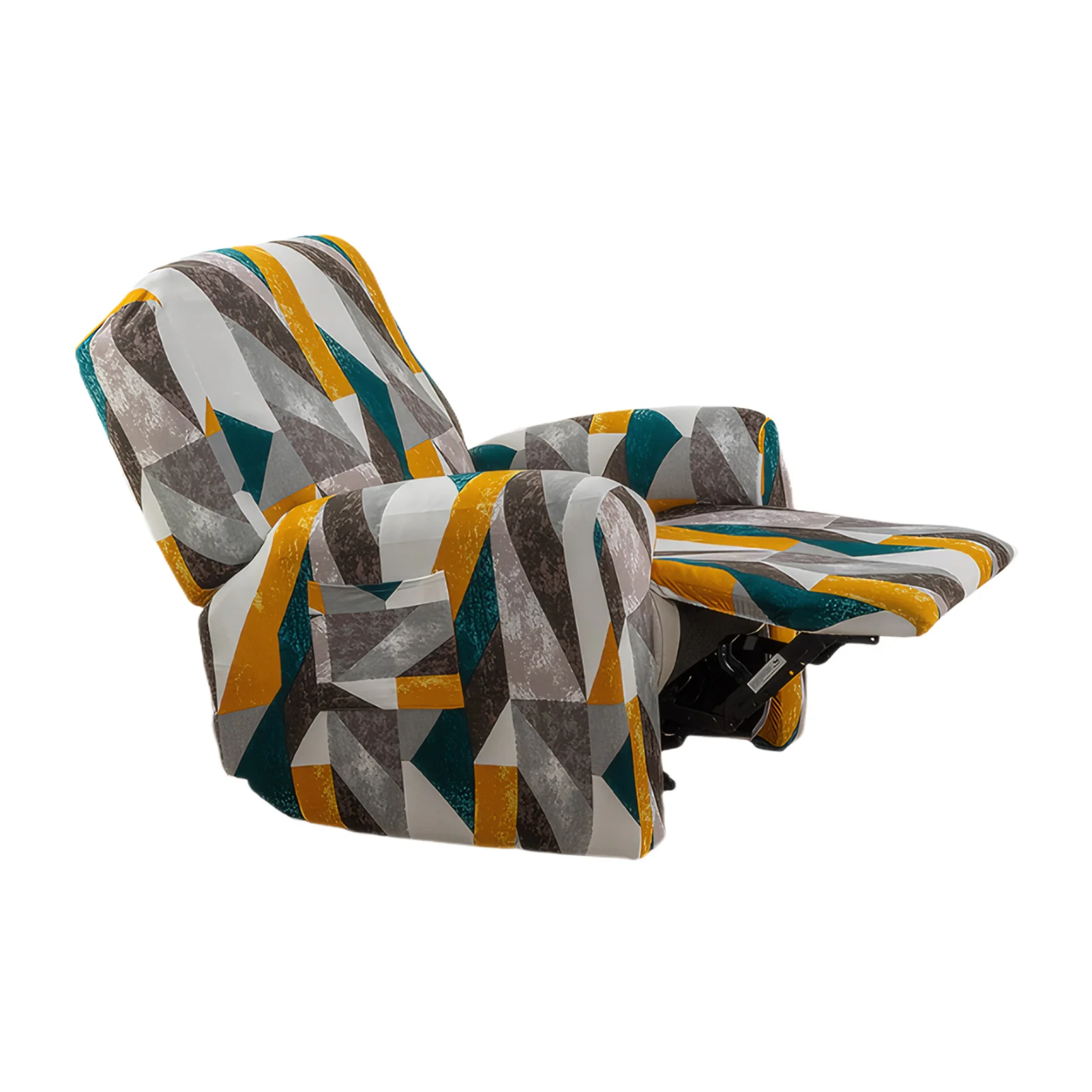 Recliner cover anti 4-piece set, vertical telescopic recliner, armchair slide washable anti cover, pet friendly board