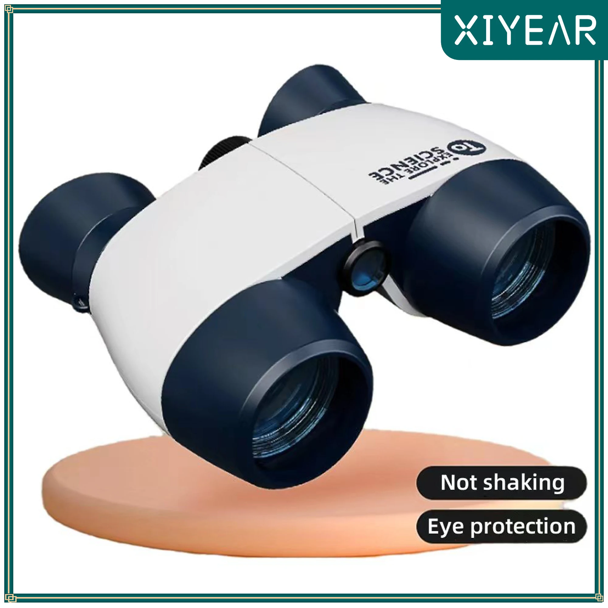 Kid Binoculars 5X Optics Shockproof Mini Compact Binocuolar Toys Folding Small Telescope  Best Gifts For 3-12 Years Boys Girls