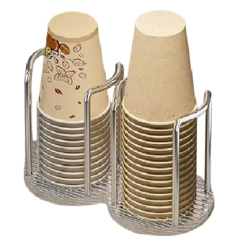 B50C 1 Piece Paper Cup Dispenser Cup Holder Cup Organizer Storage Party Cup Dispenser Mouthwash Rinsing Cup Storage Holder 23X13