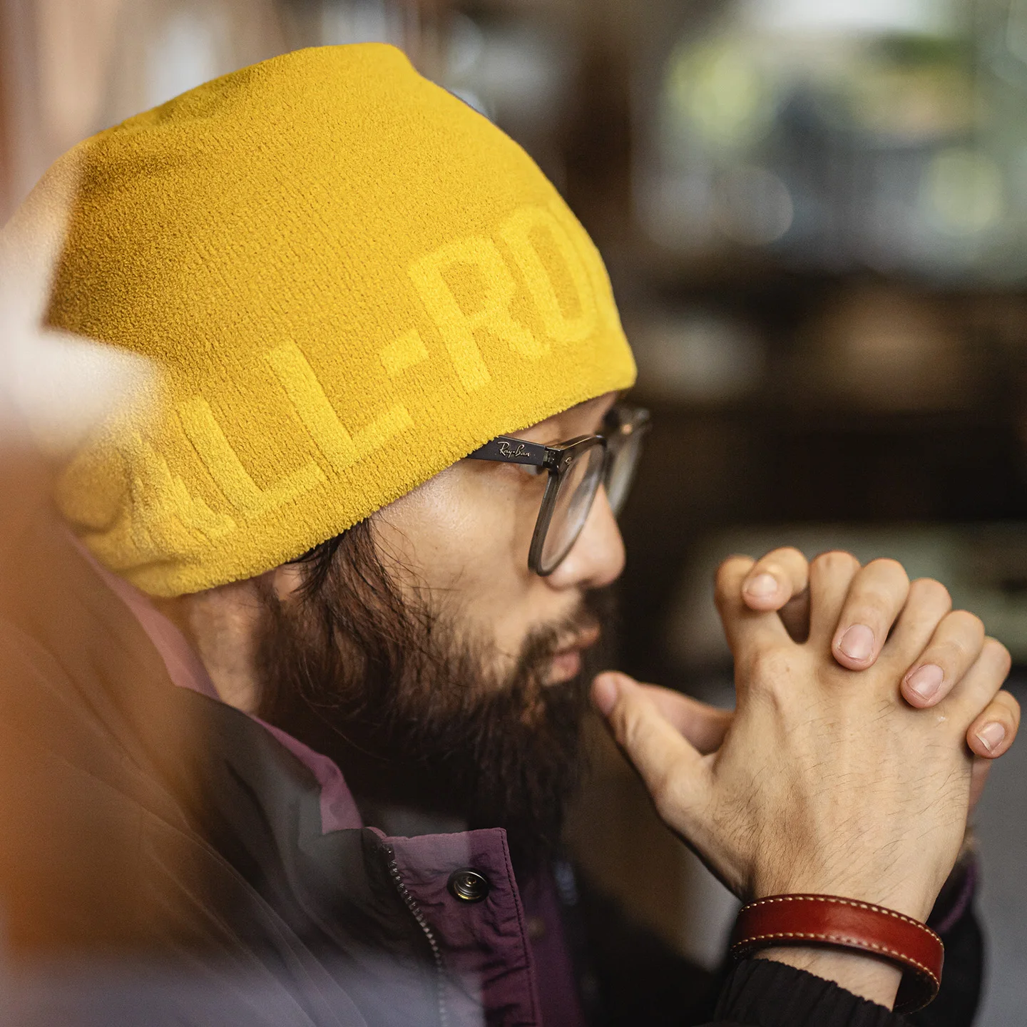 

Maden Унисекс тёплая зимняя вязаная шапка без козырька в корейском стиле, мягкая, с жаккардовым узором, жёлтая, ветронепроницаемая, подходит для большого размера головы