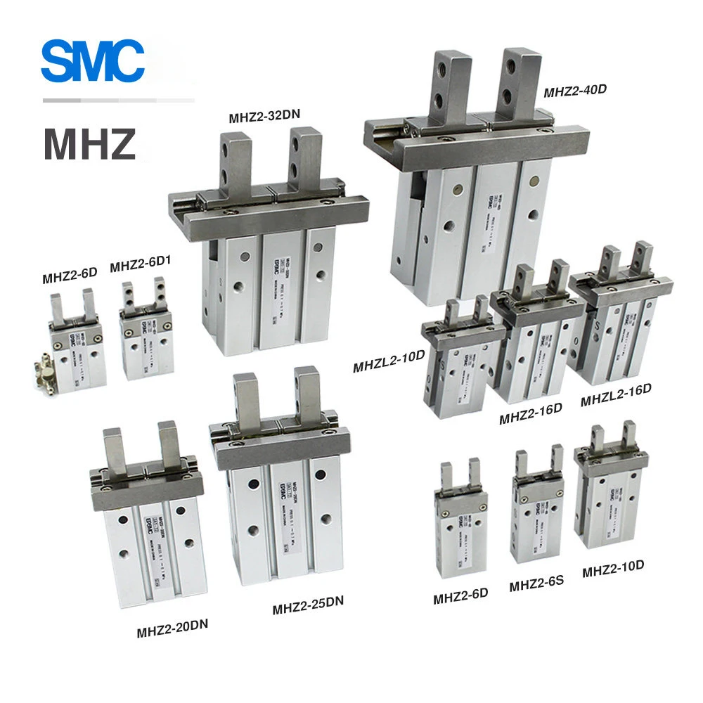 Pneumatic Finger Cylinder MHZL2/MHZ2‑6D，MHZ2‑10D，MHZ2‑16D，MHZ2‑20D，MHZ2‑25D，MHZ2‑32D，MHZ2‑40D Parallel Gripper Jaws