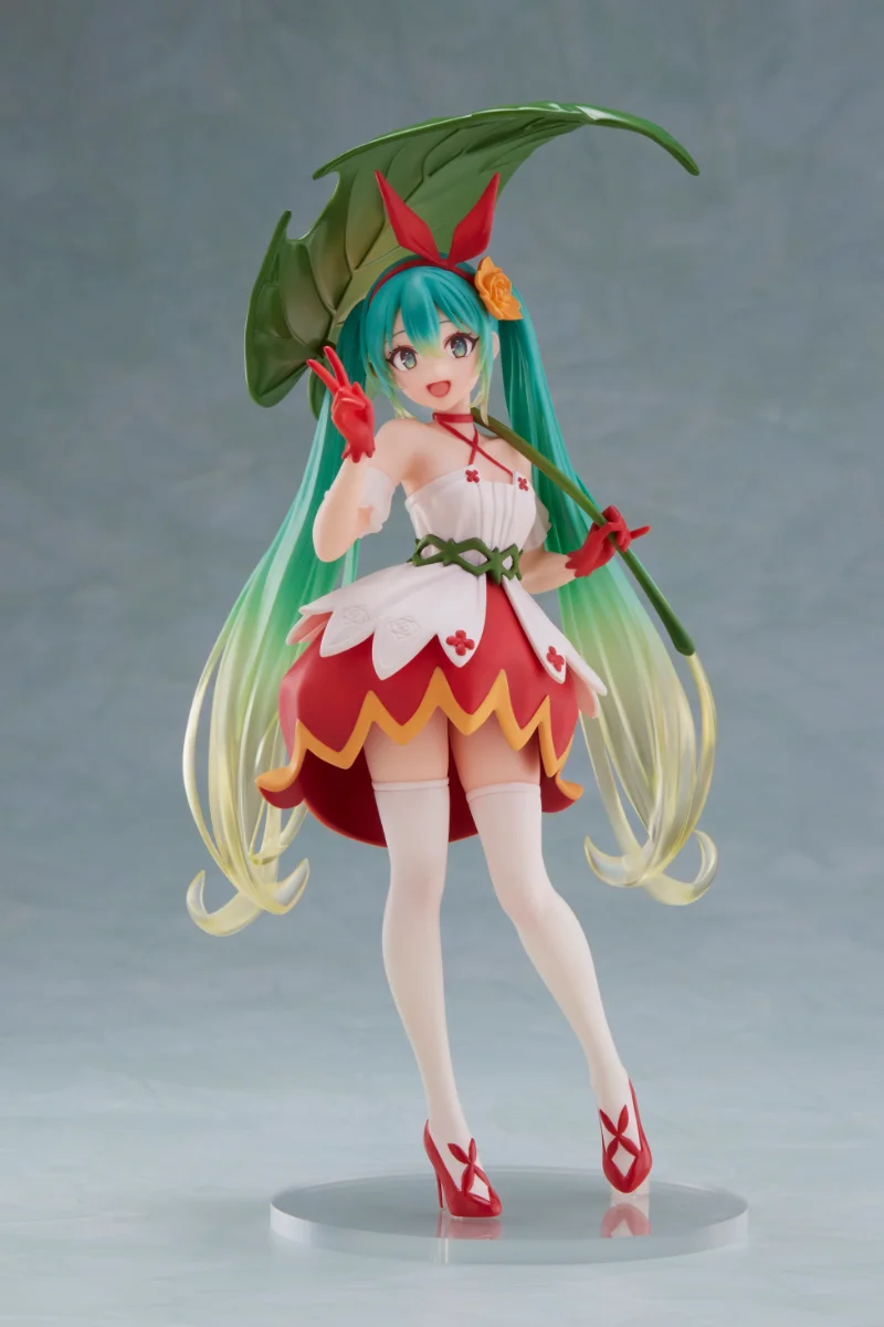 TAITO Original:Fairyland Miku Thumb Girl 18cm PVC Action Figure Anime Figure Model Toys Figure Collection Doll Gift