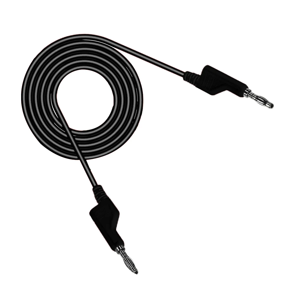 Fio de cabo de teste de multímetro, 2 peças, vermelho, preto, linha de teste dcc, resistente, ferramenta confiável para equipamentos eletrônicos e circuitos