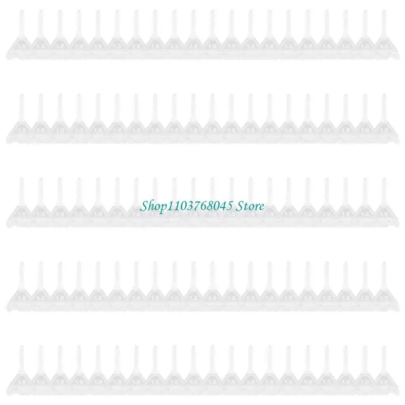 

R53F 100Pcs Professional Ceramic Tile Leveling Clips for Tile Laying Wall Floor Construction Tool Spiraling Spacers Wadge