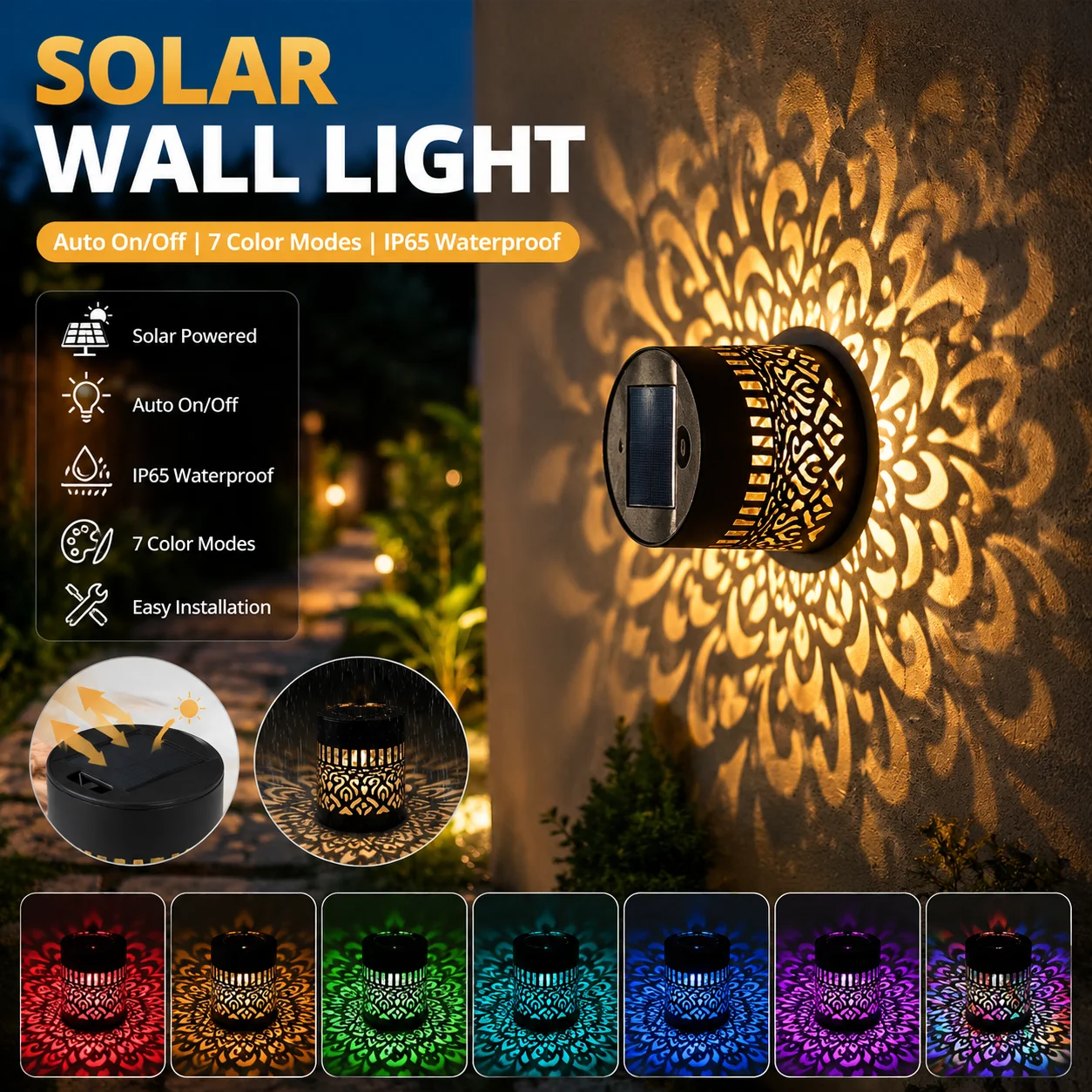 lampada-de-projecao-led-solar-a-prova-d'Agua-ip65-para-exterior-com-padrao-mandala-girassol-e-peonia-para-decoracao-de-casa-e-jardim