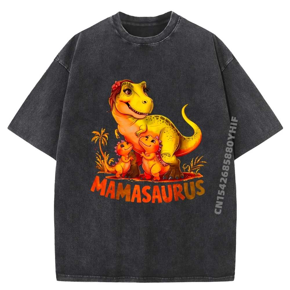 

Новейшие футболки с рисунком Mamasaurus T Rex с динозавром и двумя милыми семейными футболками в стиле Харадзюку, потертые топы в стиле ретро, футболки