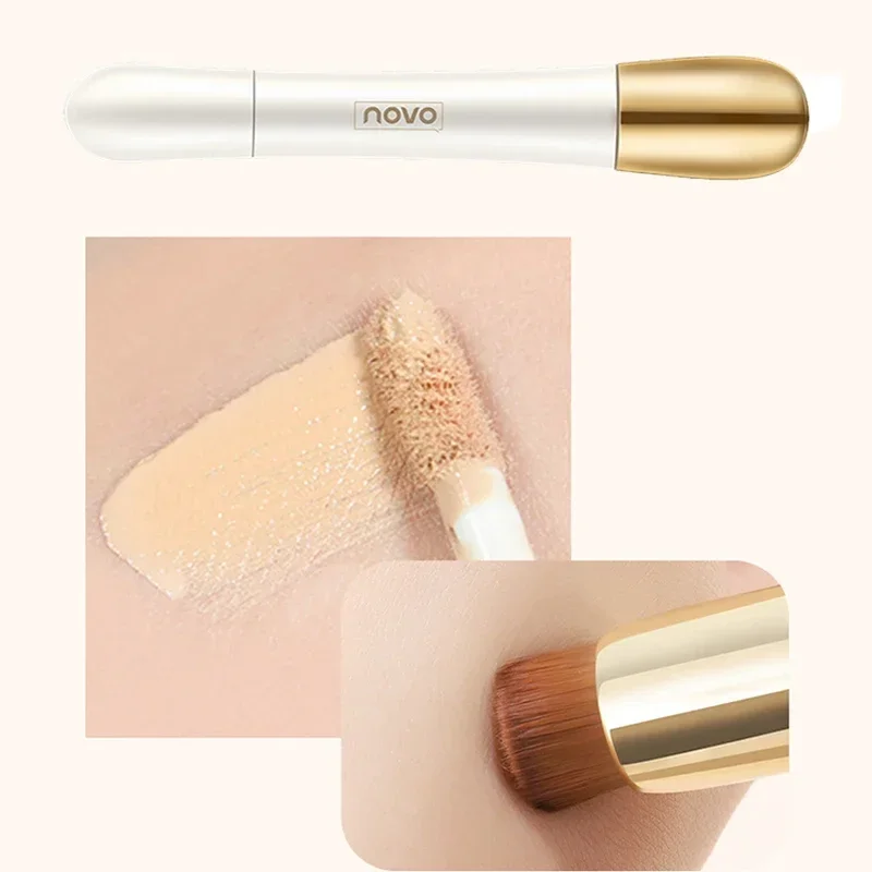 Doppel Kopf Concealer Stift Abdeckung Spot Akne und Augenringe Concealer mit Pinsel Frauen Feuchtigkeit Gesicht Make-Up Ligth und Dünne