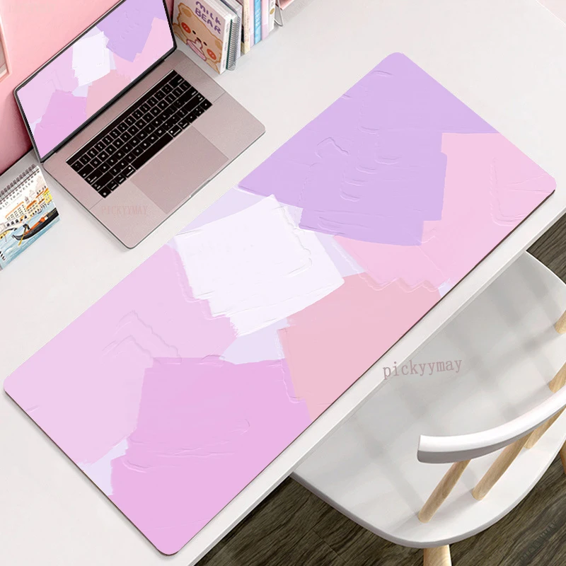 Color Block Splicing Design Mouse Pads Gaming Mousepad Colorful Large Mousepad Gamer Rubber Mat Company Desk Pad Design For Gift