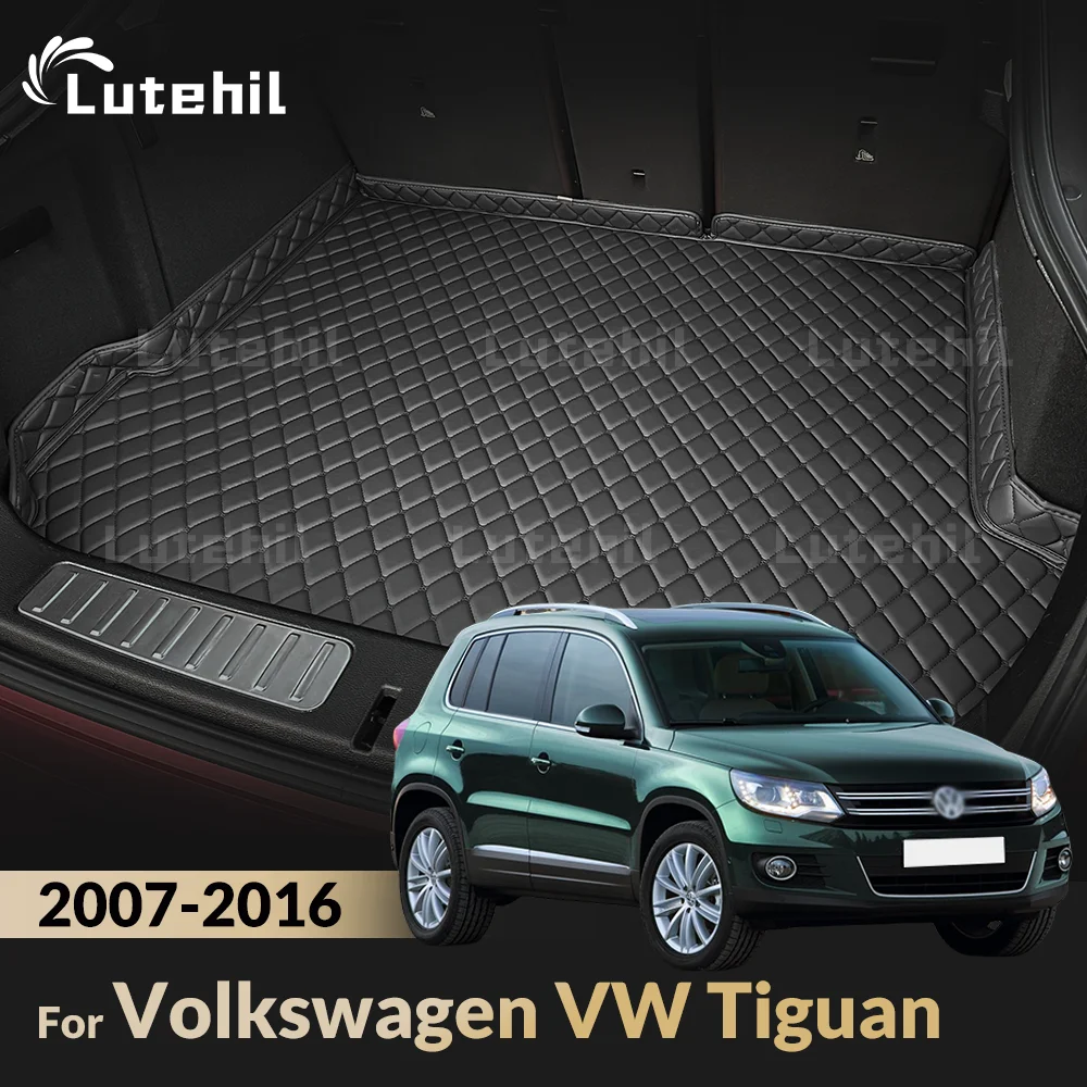 

For Volkswagen Tiguan 2007-2016 15 14 13 12 11 10 09 08 Lutehil Car Trunk Mat Car Boot Cover Pad Cargo Liner Accessories