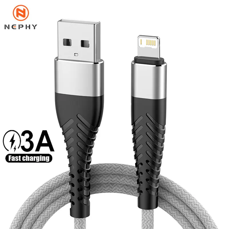 USB Cable For iPhone 14 13 12 11 Pro Max X XR 6 7 8 Plus SE Apple iPad 3A Fast Charging Cord Mobile Phone Charger Data Wire 3m