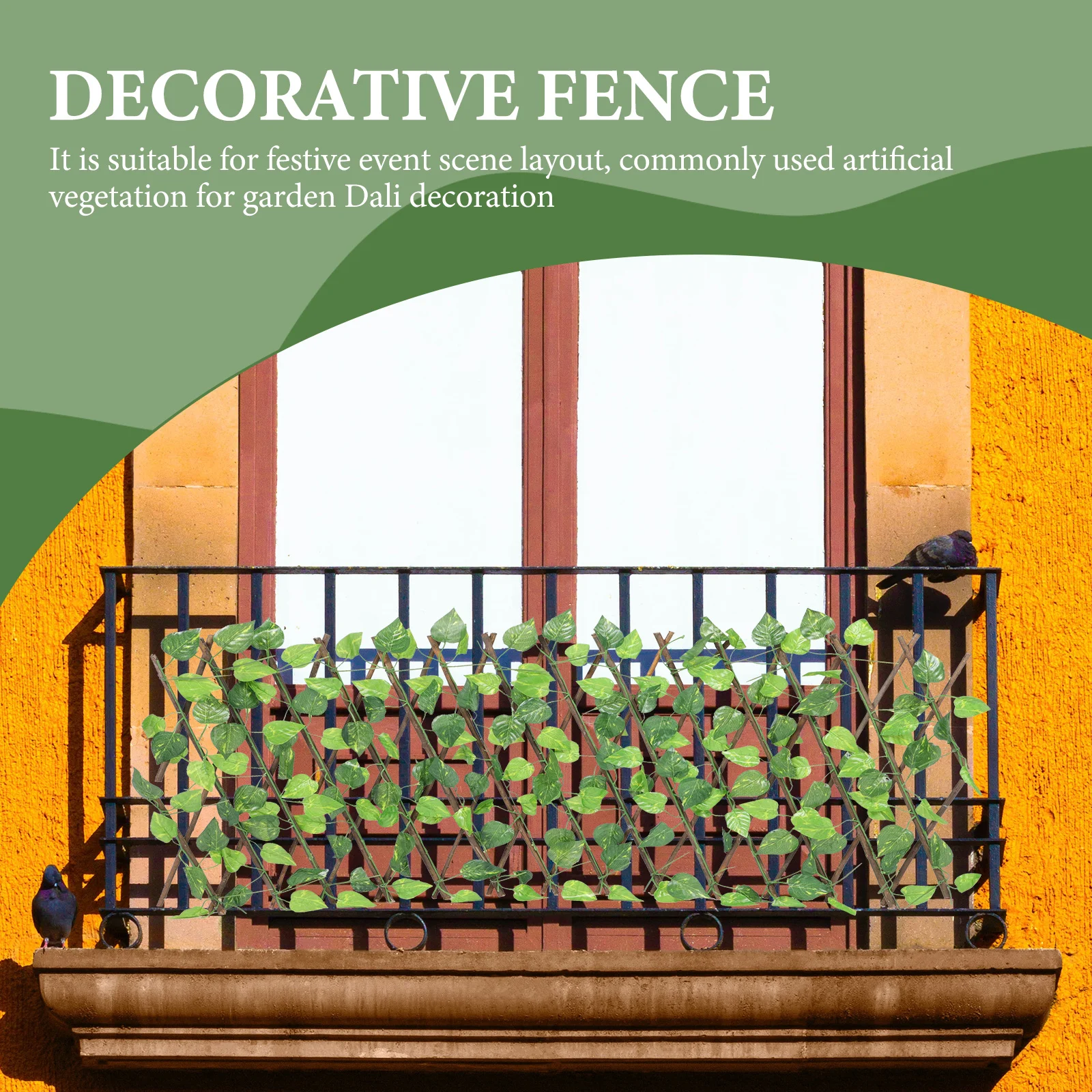

Растягивающийся забор из искусственных листьев, реалистичный толстый искусственный забор для живой изгороди, садовый декор, устойчивый к ультрафиолетовому излучению, уличный забор для балкона и растений