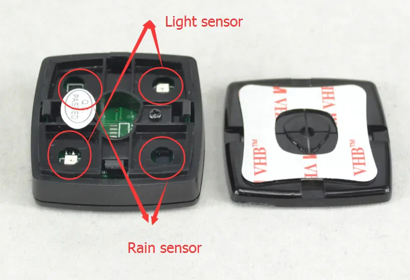 D-MEX OEM 2 In 1 자동 라이트 레인 센서 범용 자동차 와이퍼 레인 및 라이트 센서