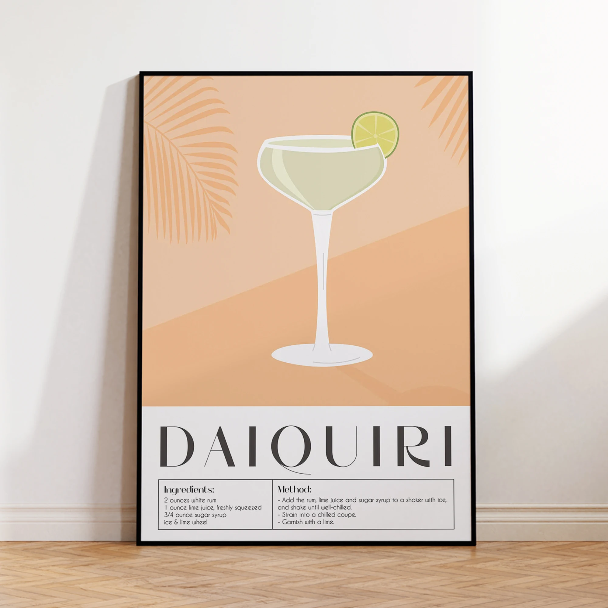 Modern Aperol Spritz Cocktail  Wall Art Print Canvas Painting Poster Picture For Living Room,Bedroom And Bar Home Decor