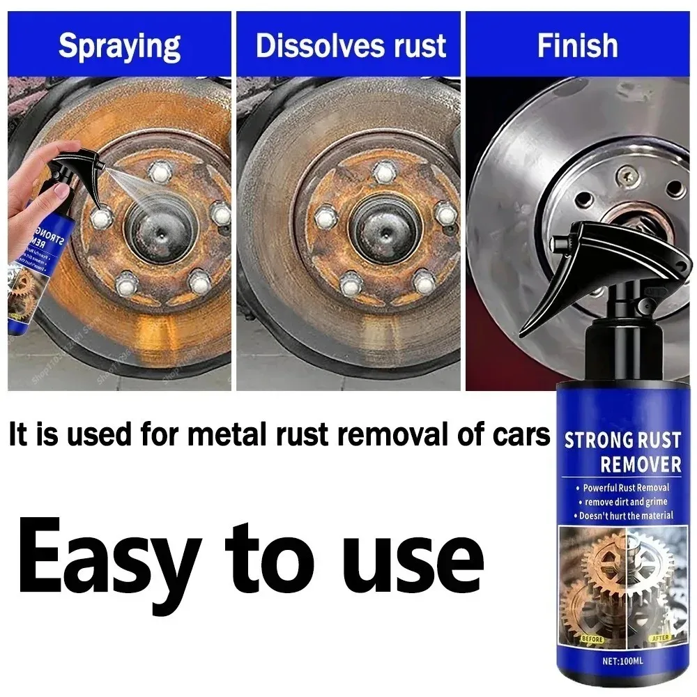 Auto Rust Remover Vehicle Iron Powder Rust Cleaner Multi Purpose Maintenance Tool For Car Iron Pan Home Appliance Care  Parts view 4