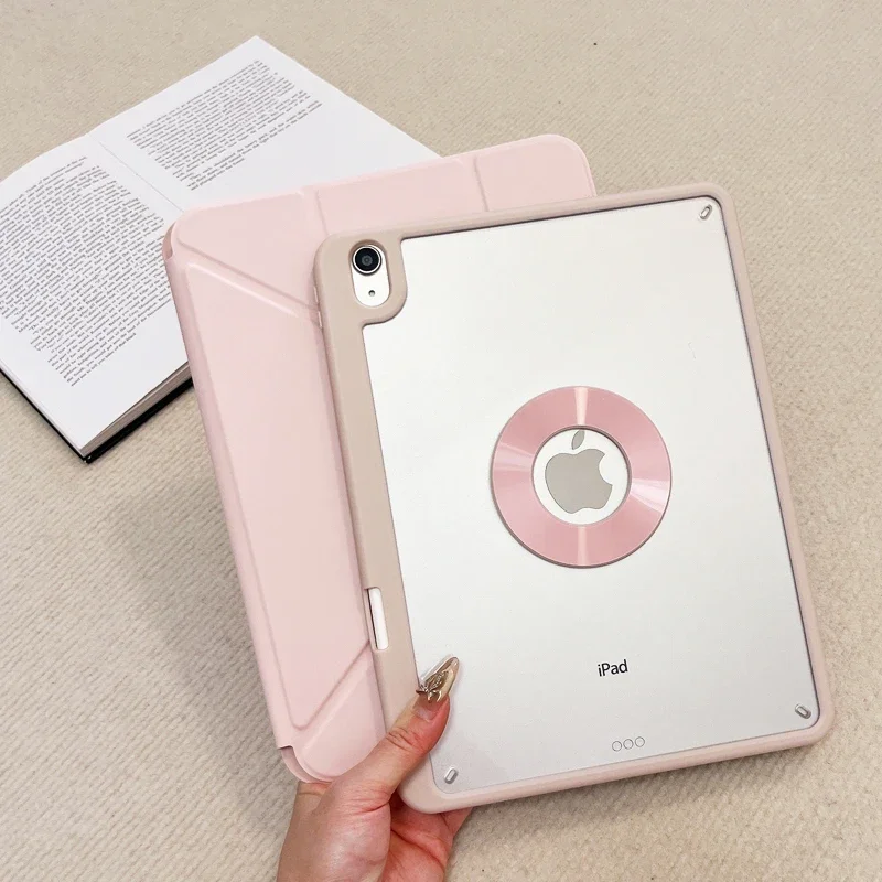 Detachable Cover Stand Case For iPad 2025 Air Pro 10.2 10.9 11 12.9 13 inch Mini Magnetic Case 4 5 6 7 8 9 10th 11th Generation