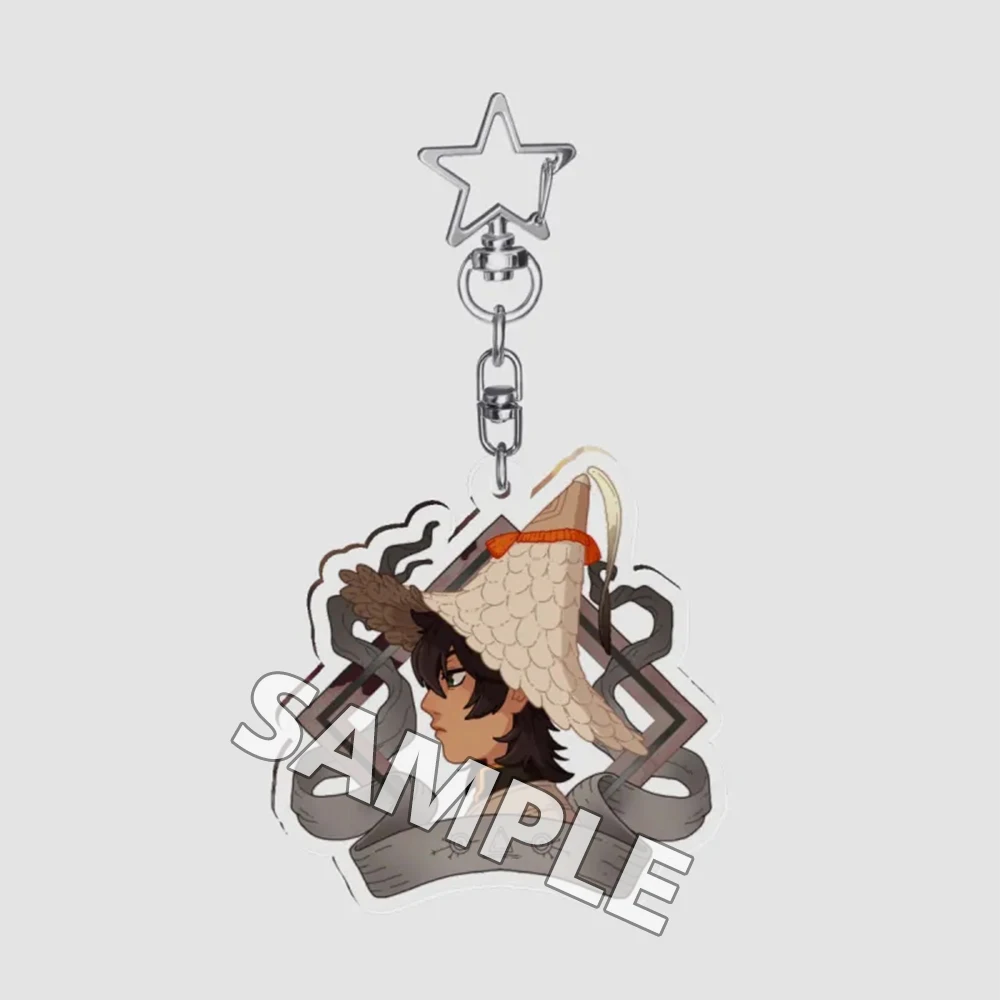 Anime Peripheral Acrylic KeyChain WHA Coco Agott Arklaum Olruggio Qifrey Tetia Richeh Ininia Backpack Pendant Exquisite Gift view 3