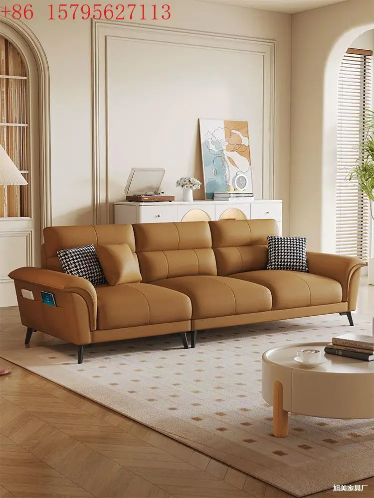 Fabric sofa family living room small apartment accessible