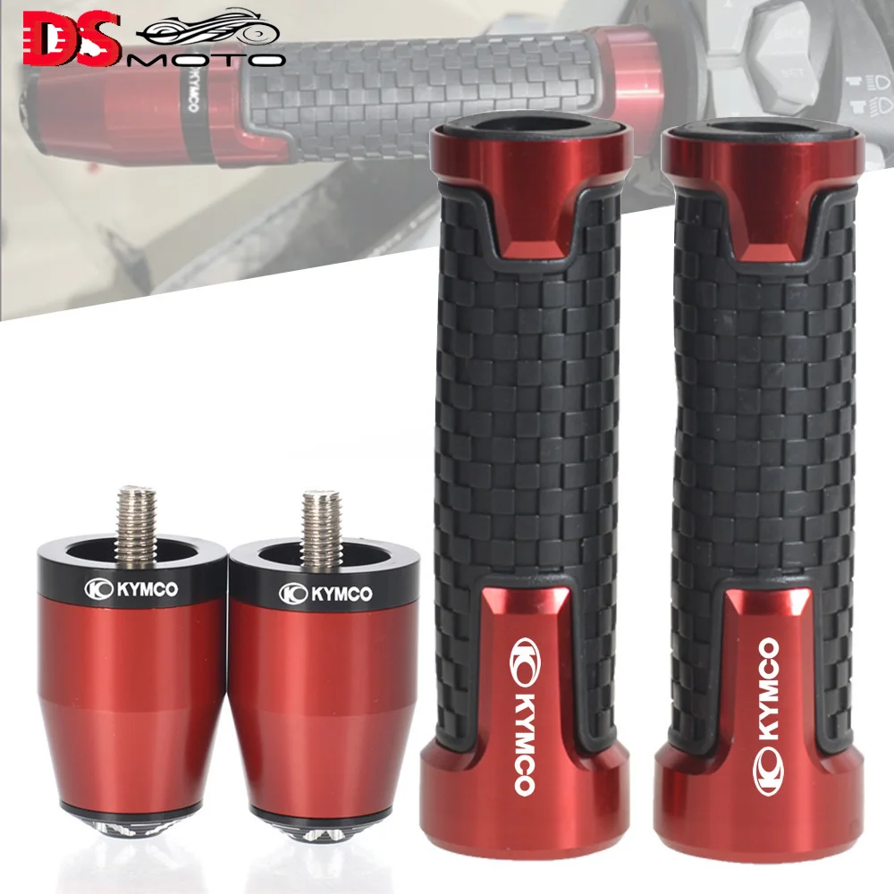 

For KYMCO Downtown 125 200 250 300/i 350i k-xct 300 Xciting 250 300 400/i Latest Motorcycle Handlebar Grips Handle Bar Ends Plug